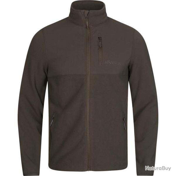 VESTE FJELL FLEECE SHADOW BROWN - M - HARKILA