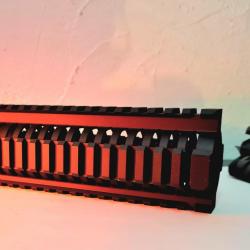 GARDE MAIN TM4 RIS CAL.43 7' AVEC COUVRES RAILS X 3 ET BARREL NUT ENSEMBLE COMPLET!