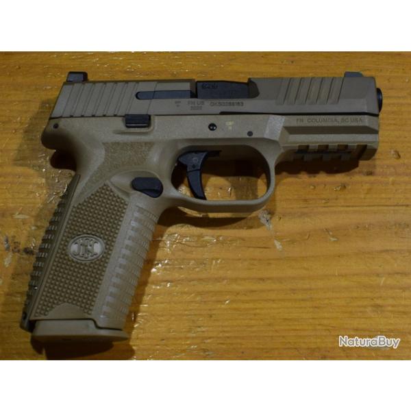 PISTOLET SEMI AUTOMATIQUE FN 509 CAL 9X19 FDE neuf