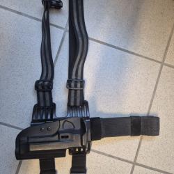 Holster de cuisse sz20 pour Beretta 92 / 96 / M9 avec r&eacute;tention