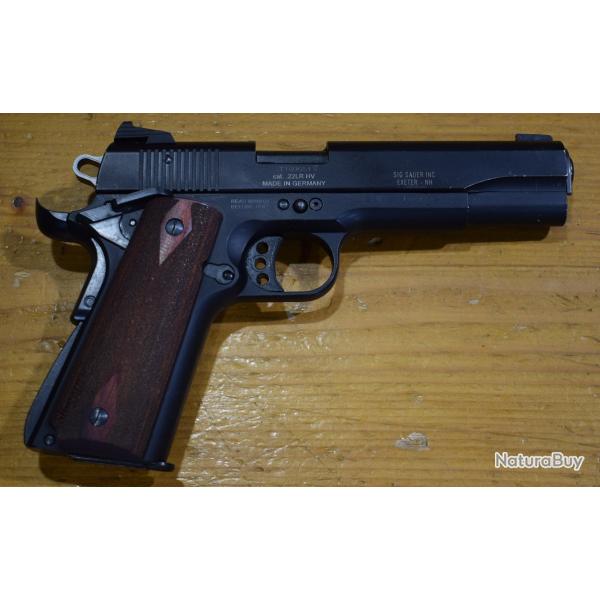 PISTOLET sig sauer 1911-22  Cal 22 LR  NOIR, occasion
