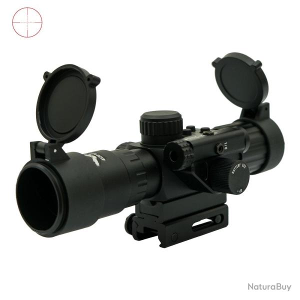 Lunette 4X30 w/ Laser (JS Tactical)