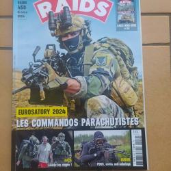 REVUE RAIDS 459 OCTOBRE 2024 EUROSATORY LES GCP LIBERATION OTAGE GAZA UNITE ANTI SABOTAGE RUSSE