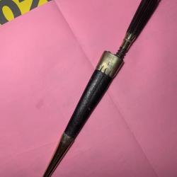 Superbe stylet corse a la genoise, avec son fourreau ,longueur 29.8 cm