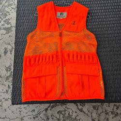 Gilet Percussion Savane orange version filet taille S