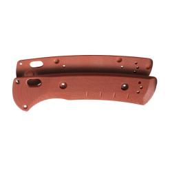 Plaquettes pour couteau pliant Benchmade Mini SlipRidge Rust Orange