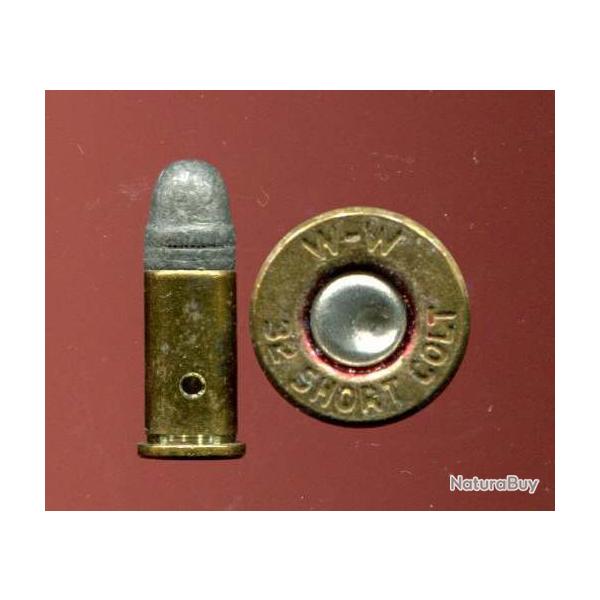 .32 Short Colt - PEU COURANT - marquage : WW 32 SHORT COLT - �tui laiton 16.2 mm - plusieurs dispos