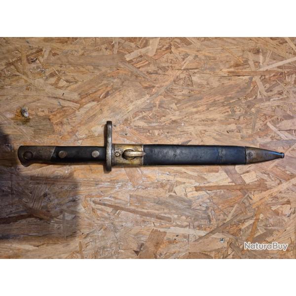 Ba�onnette espagnole mod�le 1893, pour fusil Mauser. Manufacture de toledo