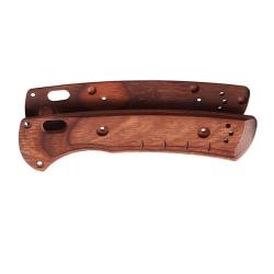 Plaquettes pour couteau pliant Benchmade Mini SlipRidge Wood