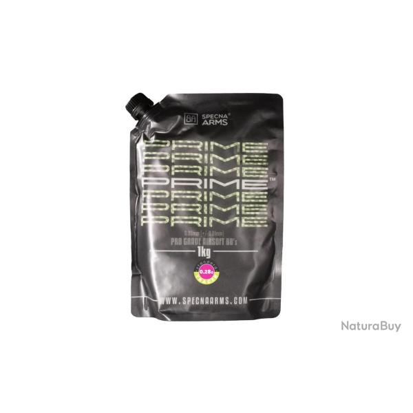 Billes 0.28g Prime Tracantes Vertes en Sachet 1kg