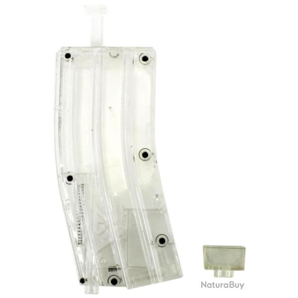 Speedloader airsoft XL 470 billes Nuprol Translucide