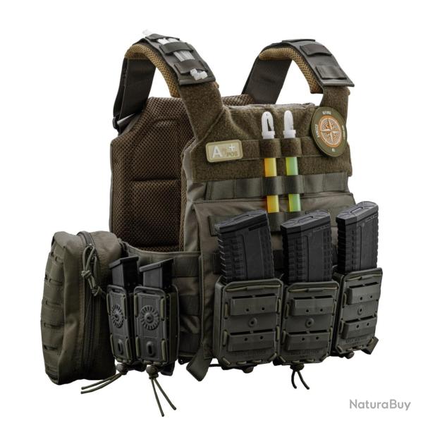 Porte-plaques BSST C-1 MOLLE standard Vert