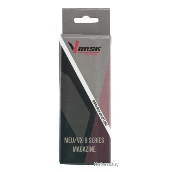 Chargeur gaz Vorsk pour 1911 MEU, VX-9 et VP-X coloris noir ou chrome Chrome