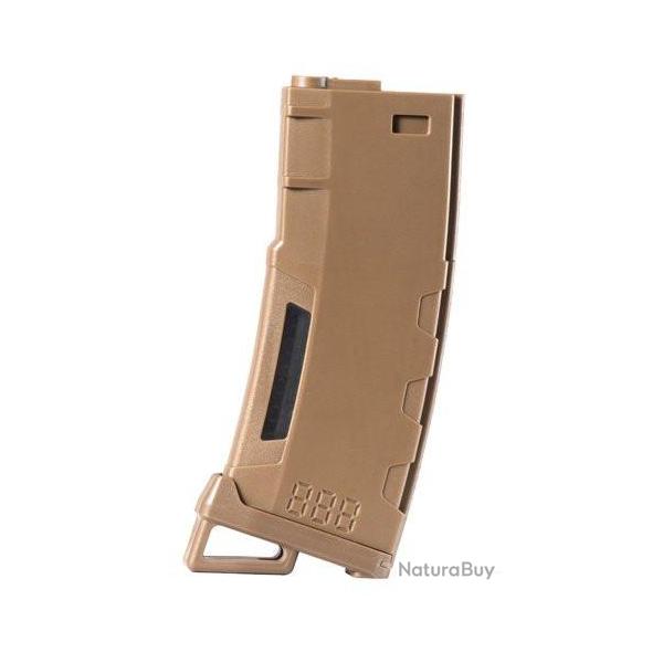 Chargeur Mid-cap Speed 130 billes M4 AEG Lancer Tactical Tan/Beige