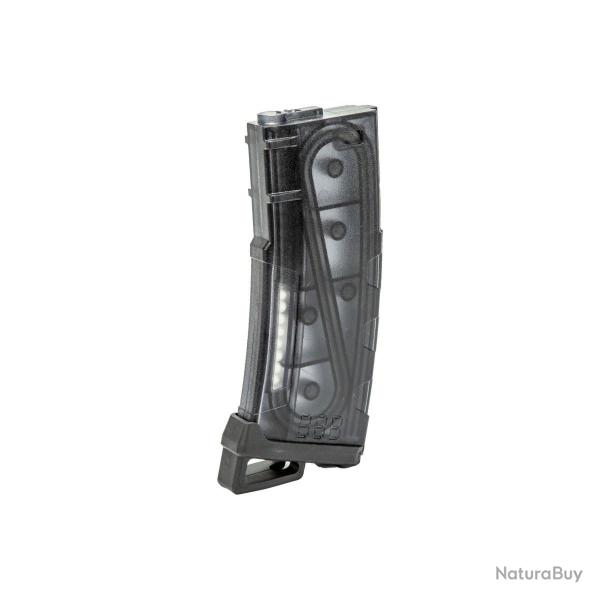 Chargeur Mid-cap Speed 130 billes M4 AEG Lancer Tactical Translucide