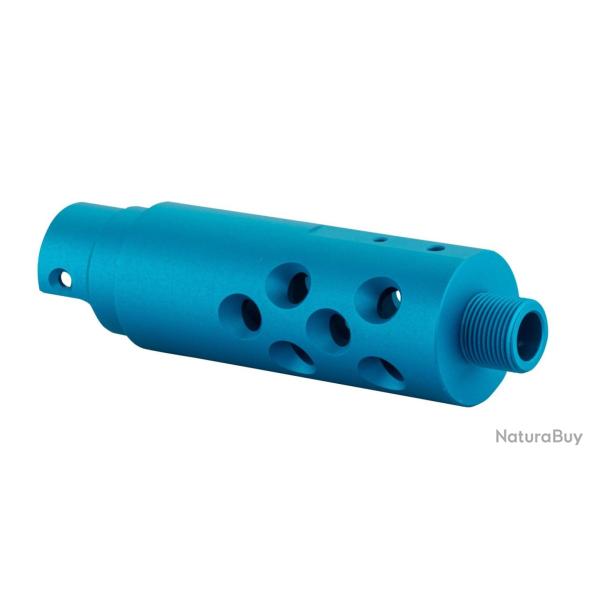 Canon externe CNC type B BO Manufacture pour AAP-01 Bleu