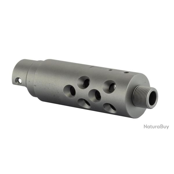 Canon externe CNC type B BO Manufacture pour AAP-01 Gris