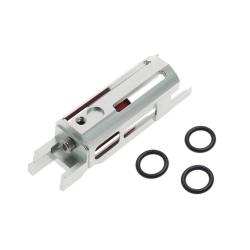 Cage nozzle aluminium Dynamic blowback Housing B01 Cowcow Technology pour Hi-Capa Argent