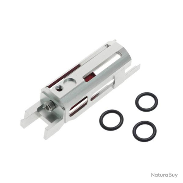 Cage nozzle aluminium Dynamic blowback Housing B01 Cowcow Technology pour Hi-Capa Argent