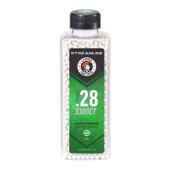 Billes airsoft biod&eacute;gradables Lancer Tactical Streamline Bio blanches Blanc