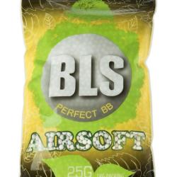 Billes Airsoft BIO 6mm 0.25g BLS blanches - sac 1 kg Blanc