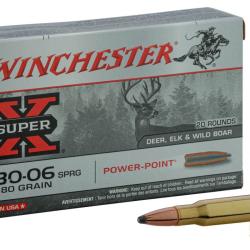 Munitions de chasse Winchester Super-X Power Point calibre .30-06 Springfield