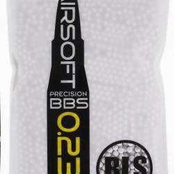 Billes airsoft BLS STD 0.23g 6mm blanches - Sachet 1 kg