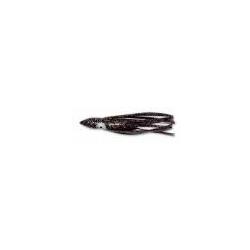 Leurre Souple Delalande Octopus 4cm Noir paillet&eacute;