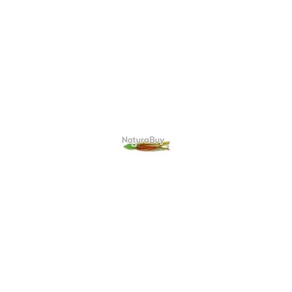 Leurre Souple Delalande Octopus 4cm rouge/vert