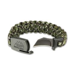 Bracelet paracorde Para-Claw Outdoor Edge - Camo Large - Lame 38mm