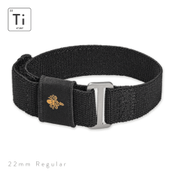 Ti-FXDS Strap 22mm - Noir / Regular