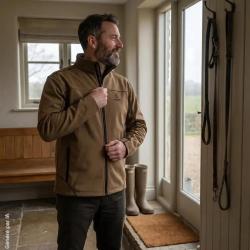 Veste Softshell Verte Polyvalente - Eco T316 2XL