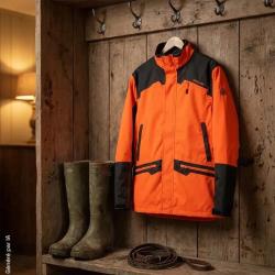 Veste de Traque Resist Orange - L&eacute;g&egrave;re et Imperm&eacute;able 2XL