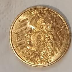 50 centimes d'euro Francaise de 2024 &agrave; l'effigie de Marie Curie