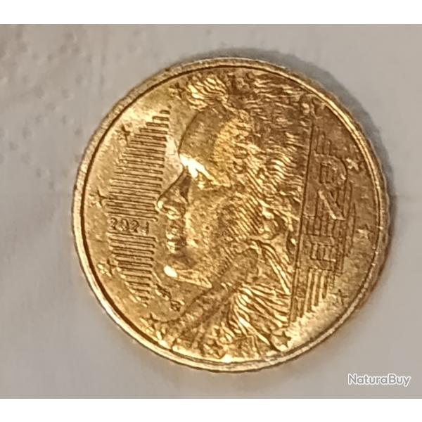 50 centimes d'euro Francaise de 2024 � l'effigie de Marie Curie