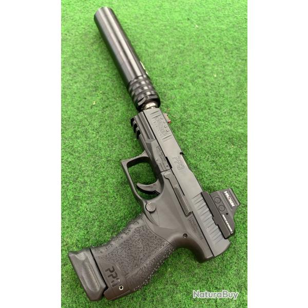 WALTHER PPQ Q4 NAVY TACTICAL + A-TEC PMM-6 + HOLOSUN HS407C