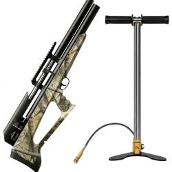 SNOWPEAK CARABINE PCP  P35 Cal. 4,5 mm CAMO 19,9 joules + Pompe PCP