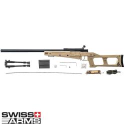 Fusil sniper airsoft Swiss Arms SAS 08 - Haute pr&eacute;cision - Tan