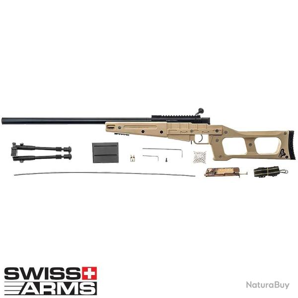 Fusil sniper airsoft Swiss Arms SAS 08 - Haute pr�cision - Tan