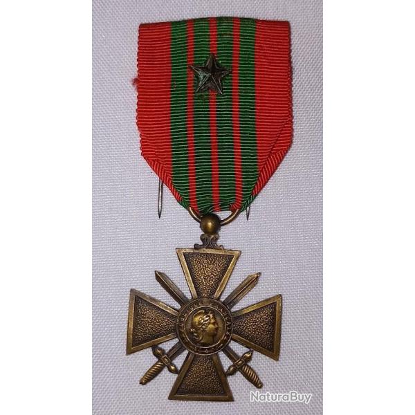 M�daille croix de guerre 1939/1940 citation argent WW2
