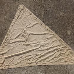 Tente poncho triangulaire mod&egrave;le 1952 TTA arm&eacute;e fran&ccedil;aise