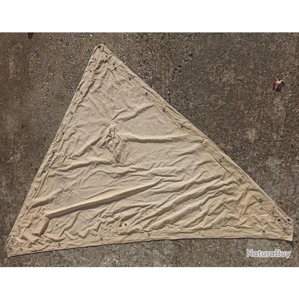Tente poncho triangulaire mod�le 1952 TTA arm�e fran�aise