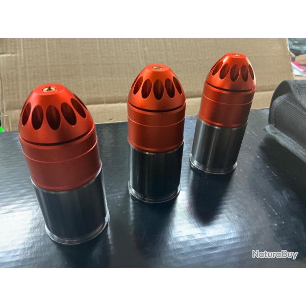 Lot de trois grenades 120 billes King arms airsoft