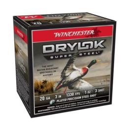 Cartouches WINCHESTER cal.20/76 drylok super steel 28g n&deg;3 par 75