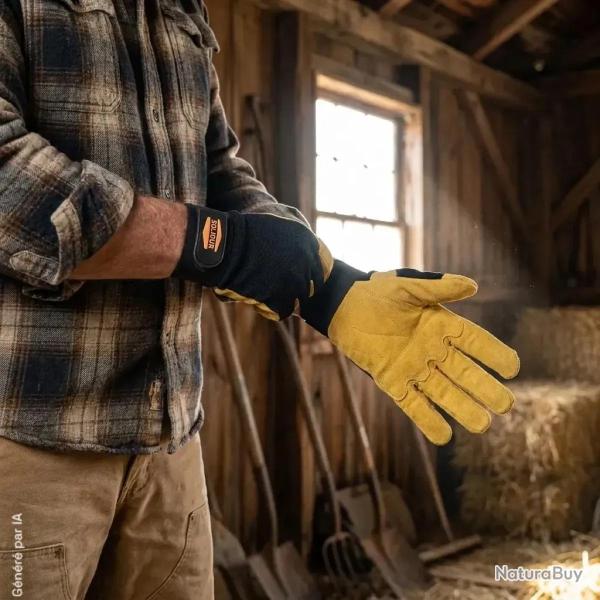 Gants de travail Solidur Pr�cision avec paume renforc�e Taille 12