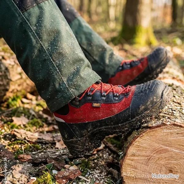 Chaussures foresti�res Solidur Infinity S3 rouges classe 3 40