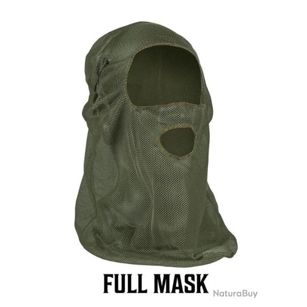 Cagoule Mesh Avec Trou De Bouche Camo Od Green - PRIMOS