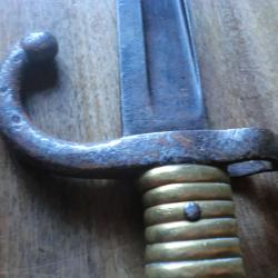 baionnette chaspeau p&eacute;riode 1870 -90