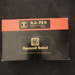 MUNITIONS RWS 9.3X72R T MANTEL 12.5G / 193 GR