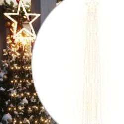 Guirlande No&euml;l LED blanc chaud 375 cm plastique 320 LED 8 modes IP44